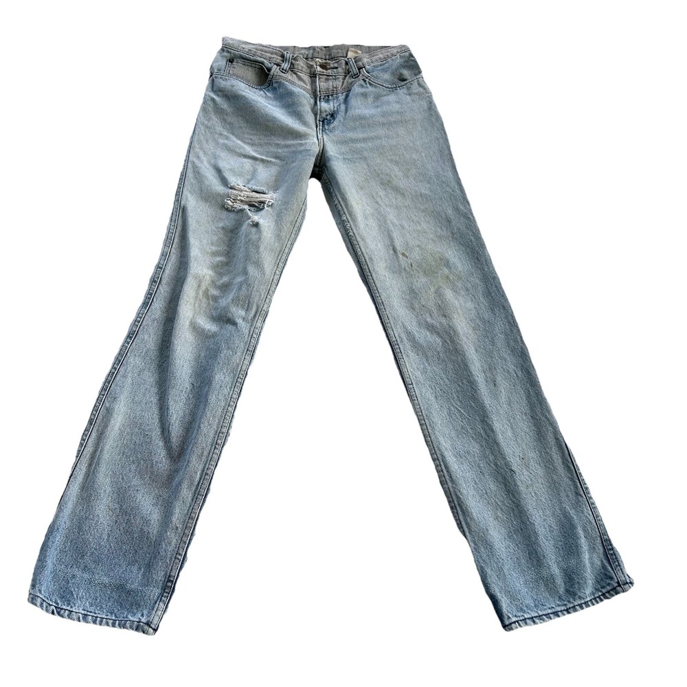 Extremely Rare! Vintage  60's 70's Levis White Tab Corduroy accent Jeans 569